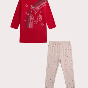 Chemise de nuit licorne pour enfant fille