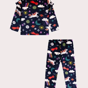 Pyjama licorne pour enfant fille