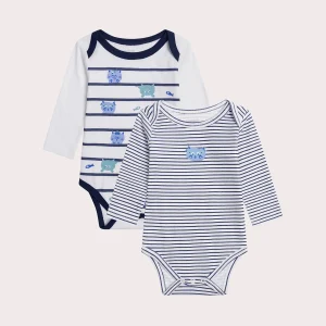 Lot de deux bodys chat pour bébé garçon