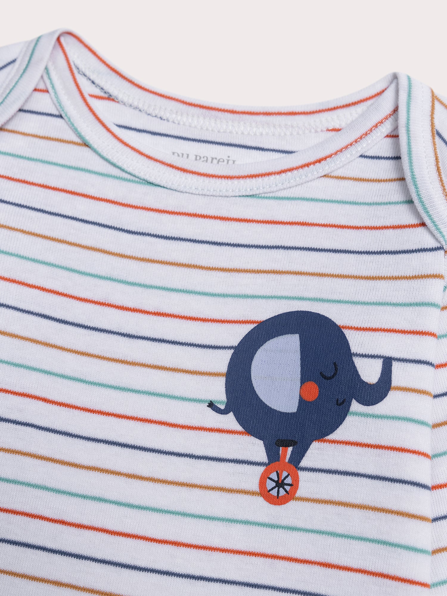 Lot de deux bodys cirque pour bébé garçon – Image 2