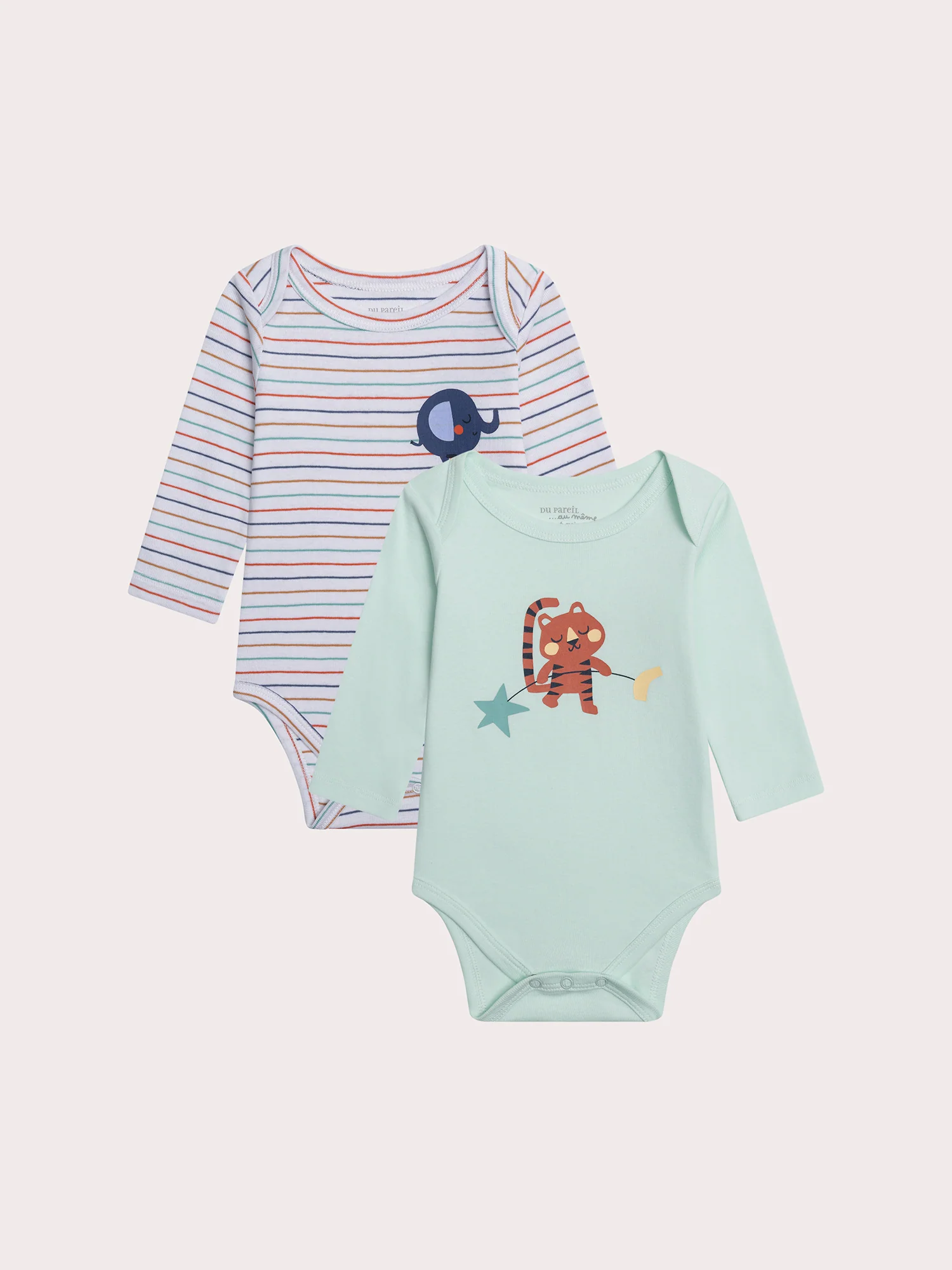 Lot de deux bodys cirque pour bébé garçon – Image 7