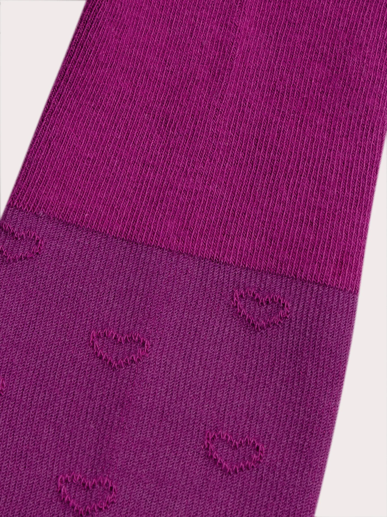 Collant violet à coeurs pour fille – Image 2