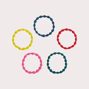 Lot de 8 élastiques multicolores pour fille
