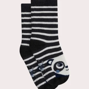 Chaussettes chaudes & antidérapantes panda pour bébé garçon