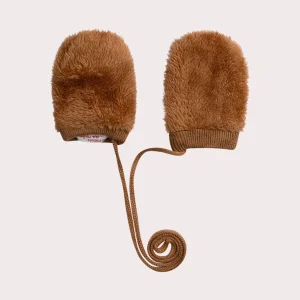 Moufles beige pour bébé garçon