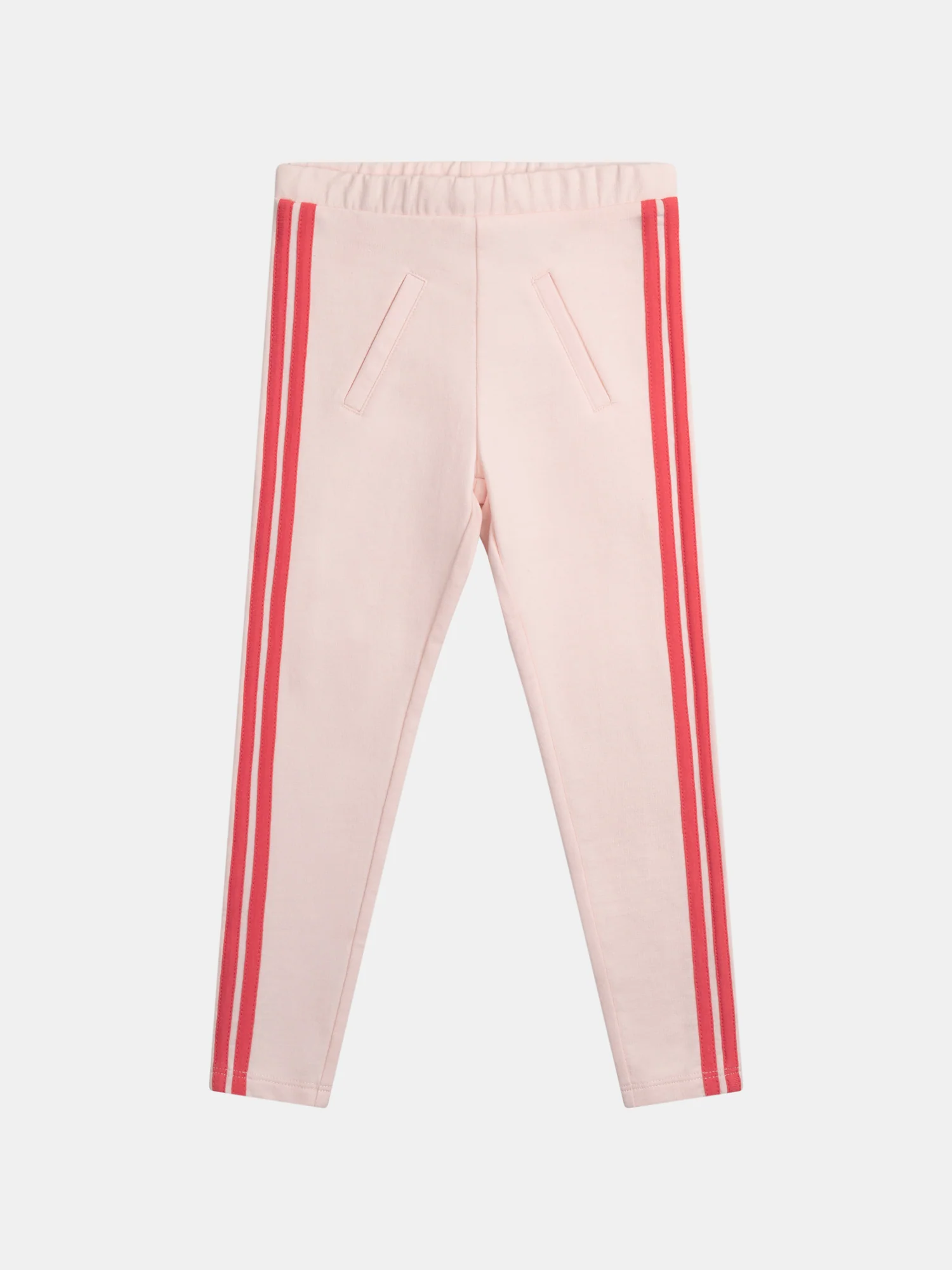 Pantalon rose à bandes colorées pour fille