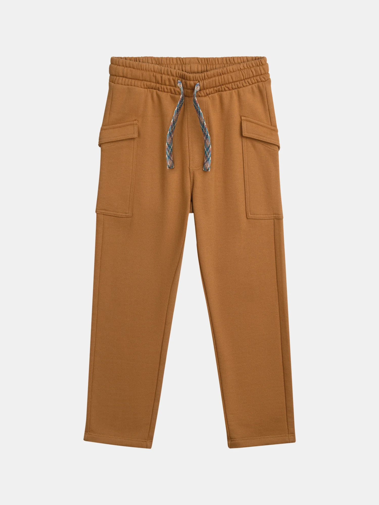 Pantalon en molleton marron doublé chaud pour garçon