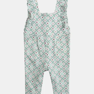 Combinaison imprimée pastel pour bébé fille