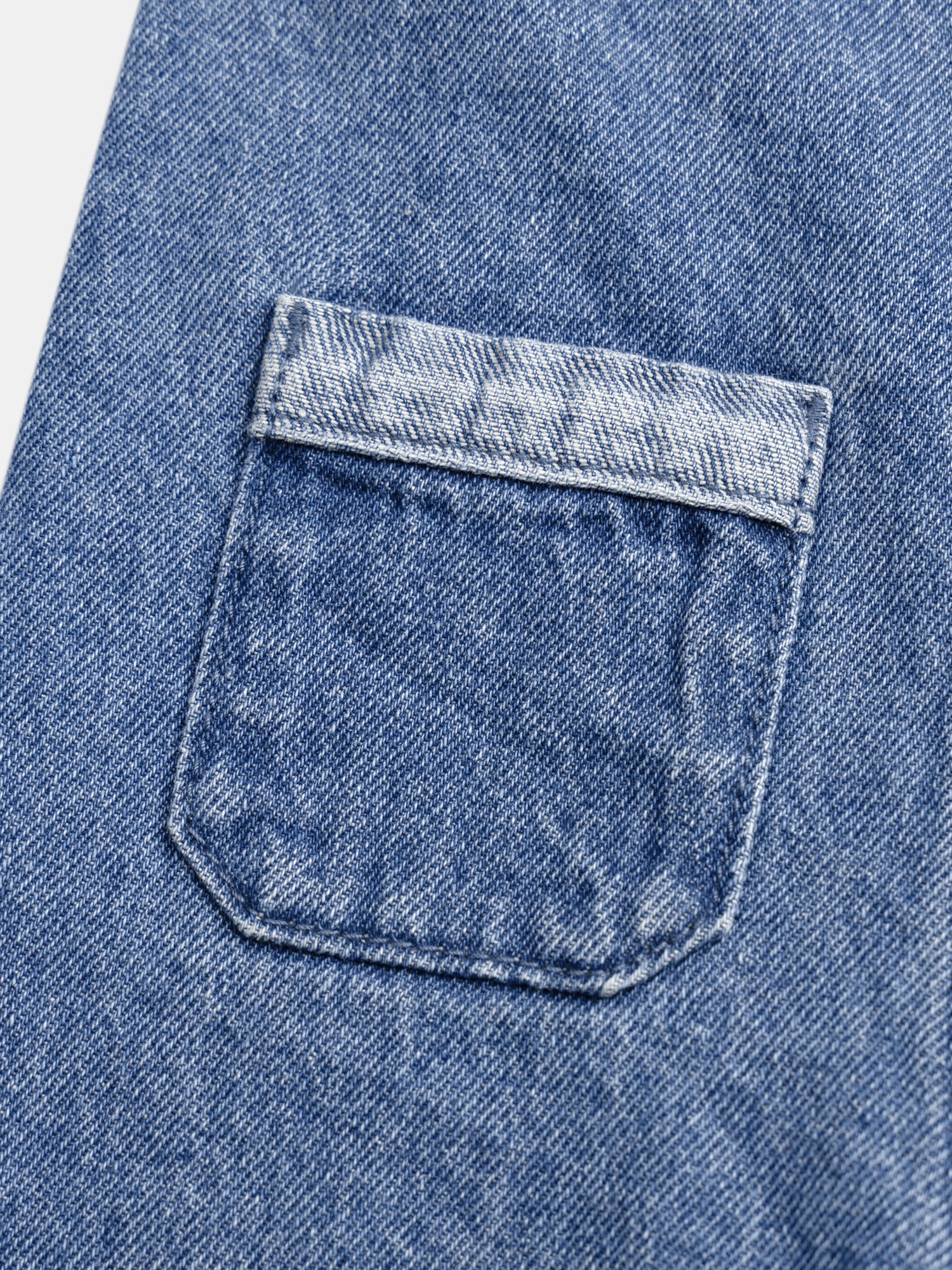 Salopette bleu bicolore motif pomme pour bébé garçon – Image 3