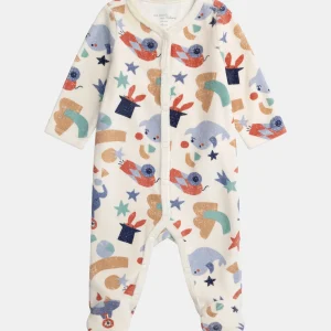 Grenouillère grege imprimée all-over cirque pour bébé garçon