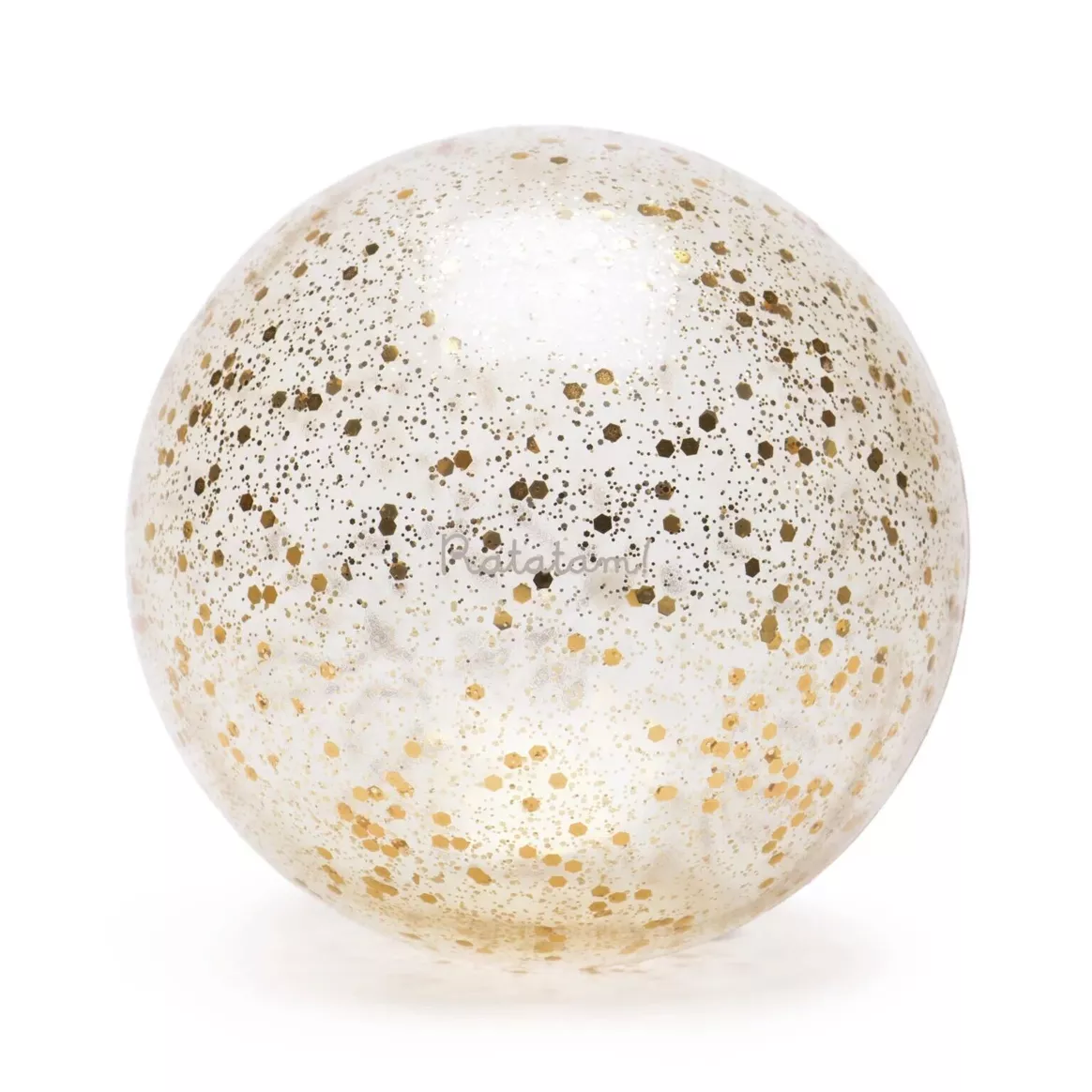 Ballon Pailleté - Cuivre - 10 cm – Image 2