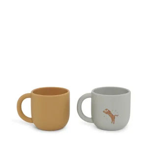 Lot de 2 tasses en silicone - roar - Konges Slojd