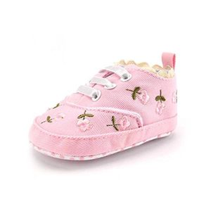 Chaussures basses motifs florales à lacets