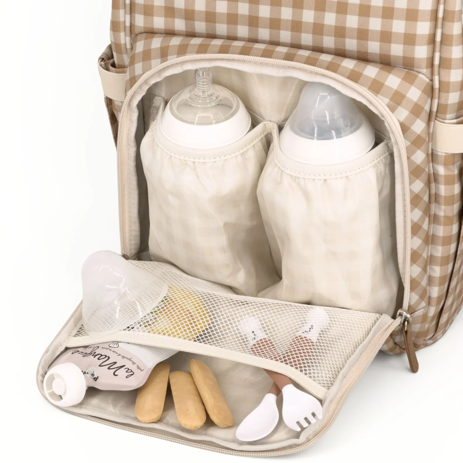 Sac à dos à langer Richie - Vichy – Image 3