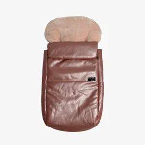 Chancelière rose métallisée intérieur rose