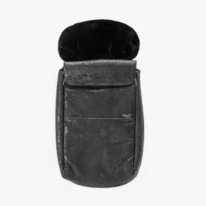 Chancelière Croco noir