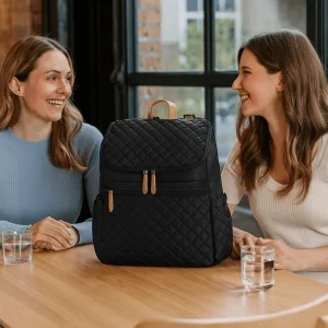 Sac à langer noir | Bella