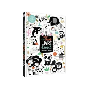 Mon très grand livre d'éveil en noir et blanc