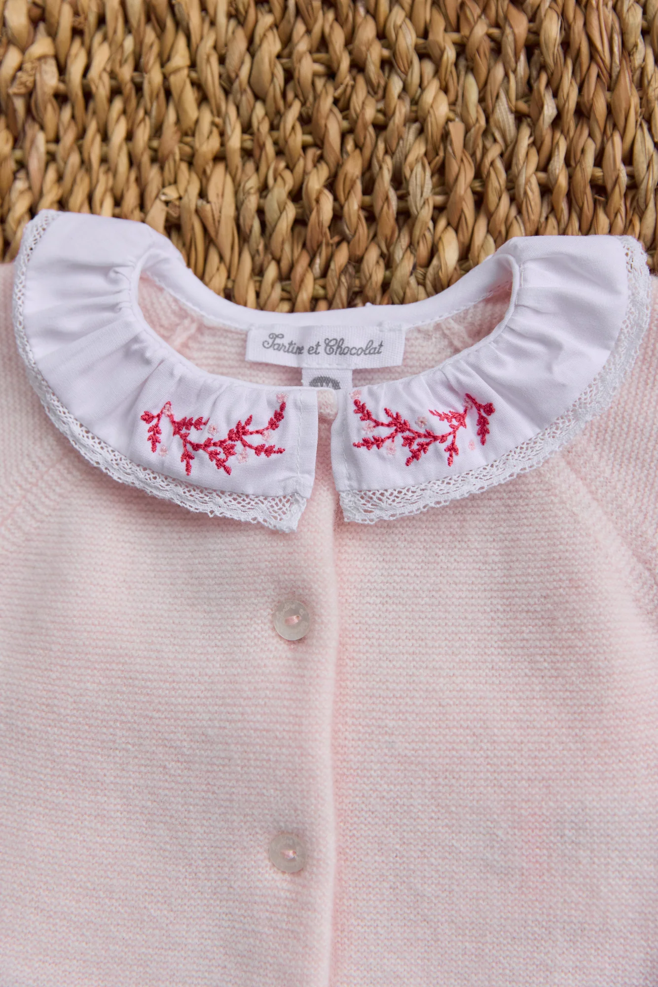 Ensemble col volanté babygirl Tartine et chocolat H25 – Image 3