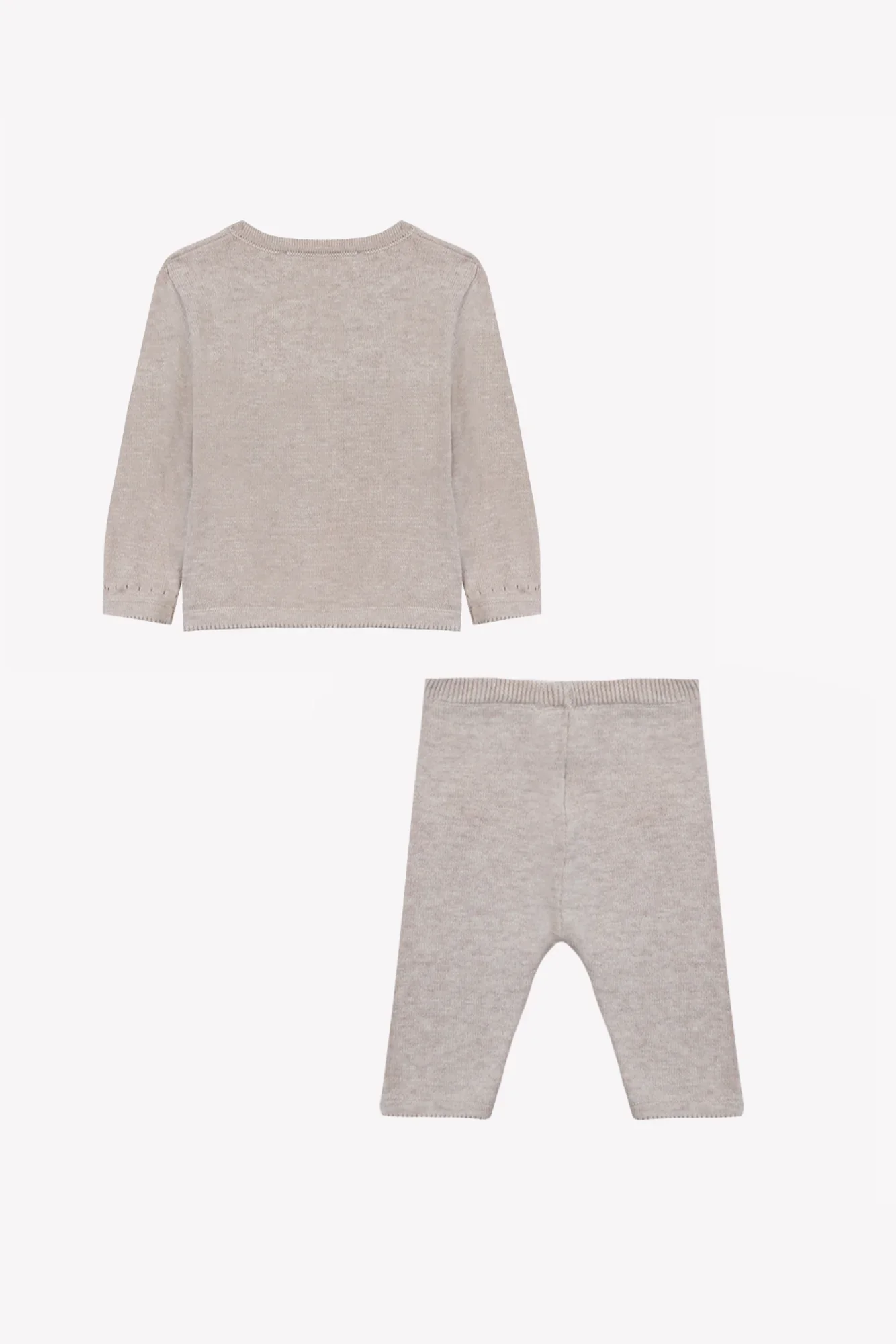 Ensemble long beige chiné cache cœur unisexe Tartine et Chocolat E26 – Image 5