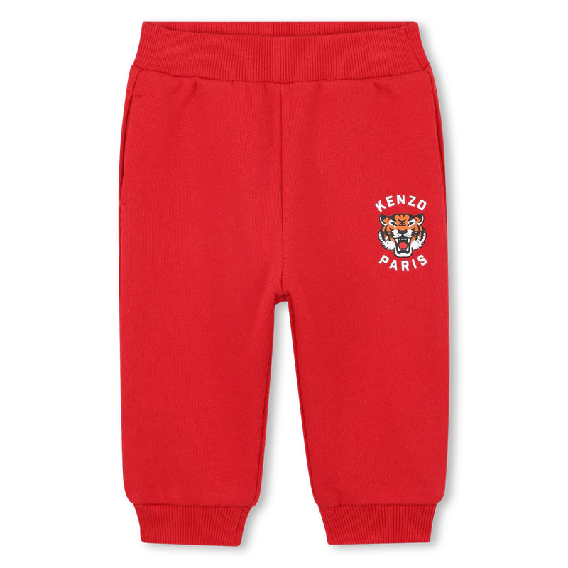 Ensemble sweat et jogging rouge unisexe Kenzo H25 – Image 3