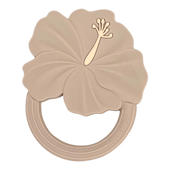 Hibiscus Teether, Beige – Image 2