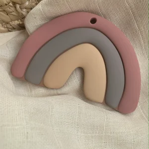 Rainbow Teether, Mauve