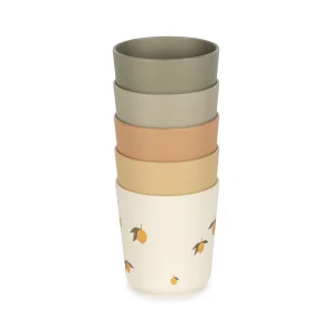 Coffret 5 verres citron mix - Konges Slojd