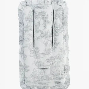 Matelas Toile de Jouy grise