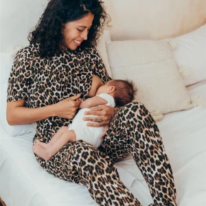 Pyjama d'allaitement LEOPARD