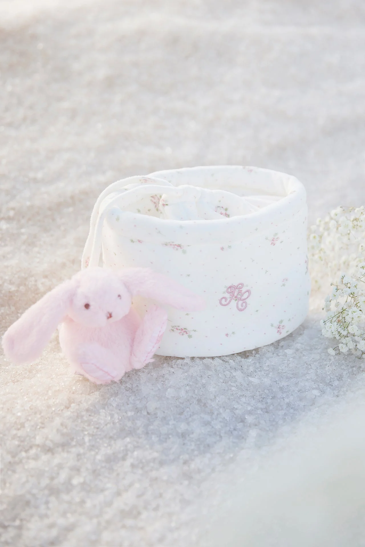 Panière de rangement fleurie Tartine et Chocolat