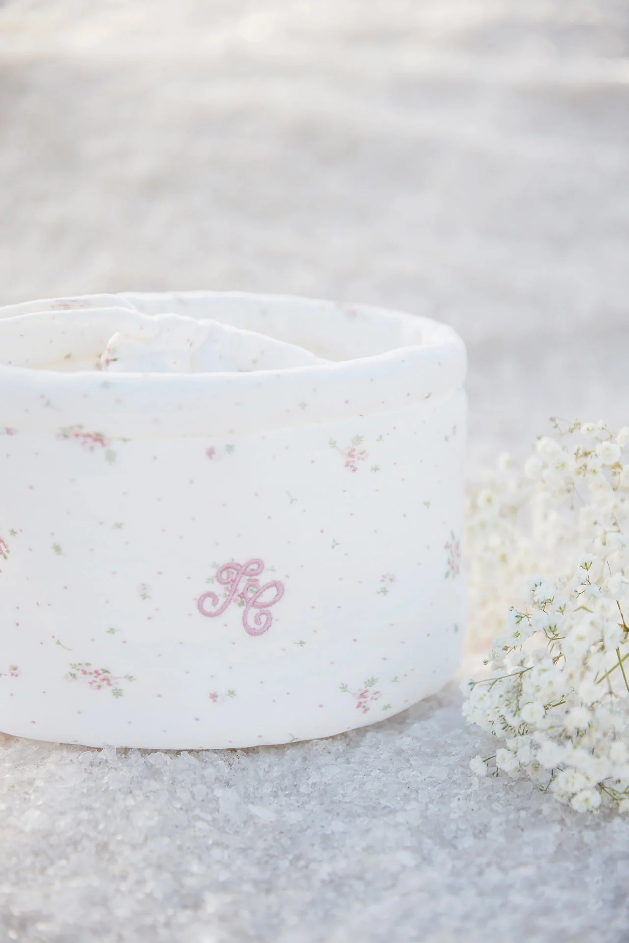 Panière de rangement fleurie Tartine et Chocolat – Image 2