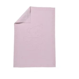 Couverture Léon le hérisson en laine rose Tartine et Chocolat