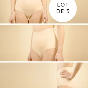 Lot de 3 - Culotte de Soutien Postnatale & Césarienne