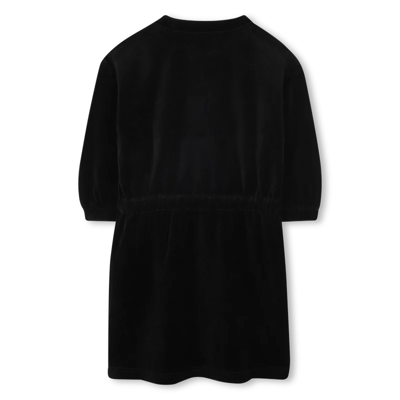 Robe en velours noir fille Sonia Rykiel H25 – Image 2