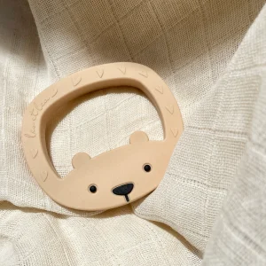 Small Bear Teether, Iced Coffee