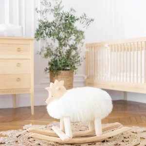 Hérisson à bascule Tartine et Chocolat (réservé pour une liste de naissance)