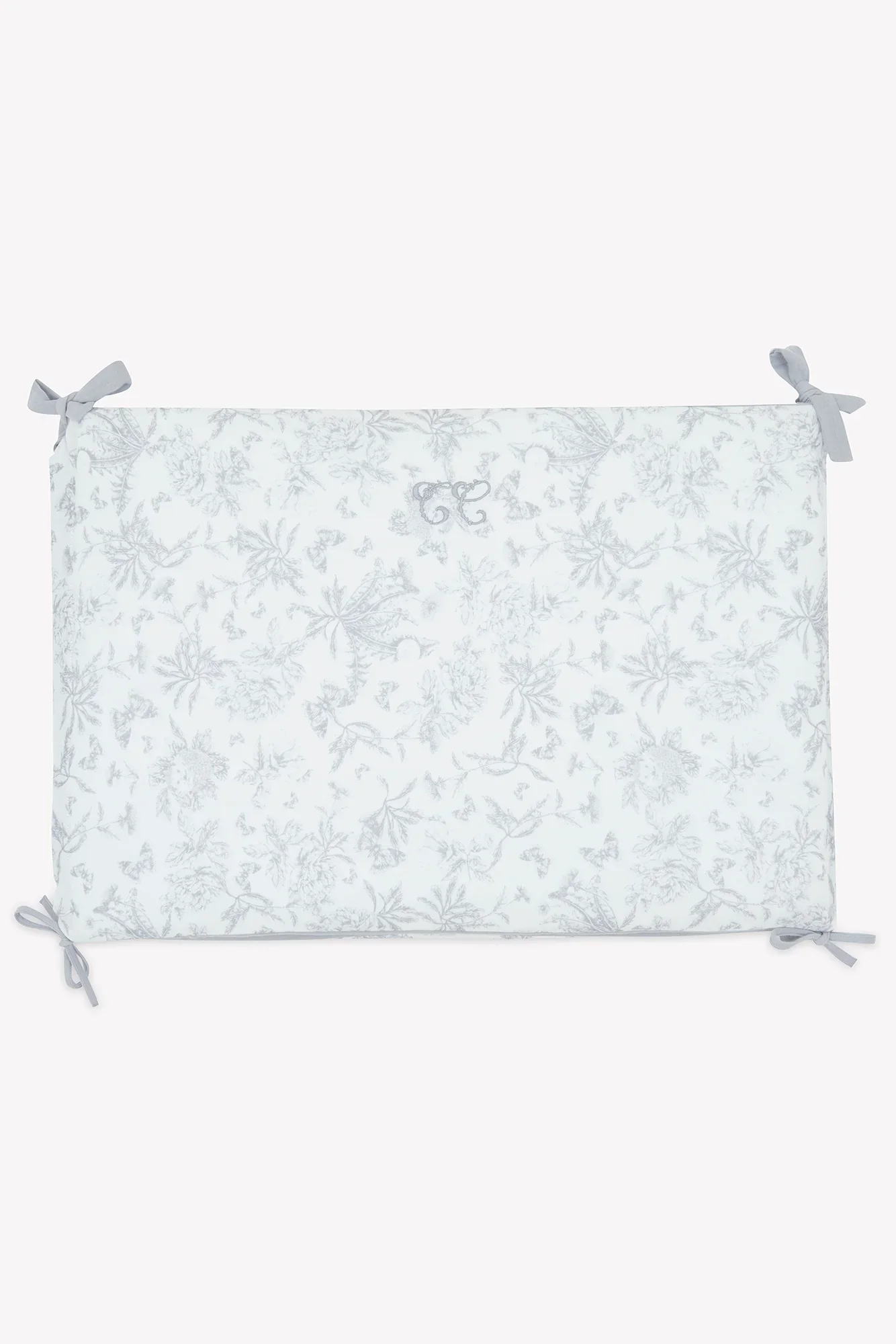 Tour de lit Toile de jouy gris Tartine et Chocolat – Image 3
