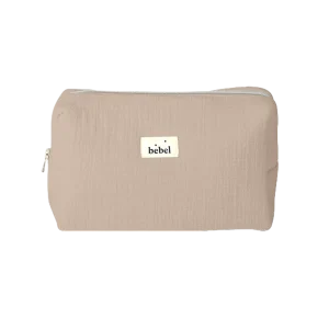 Trousse de toilette beige Effet Lin Bebel