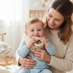 Anneau de dentition | Naturel Apaisant Blanc
