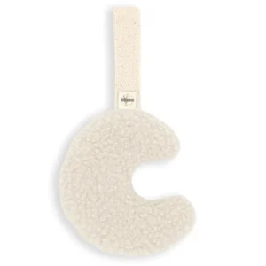Attache tétine - Lune beige