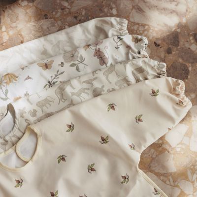 Bavoir à manches - Animals olive green – Image 4