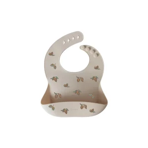 Bavoir en silicone - Amandes