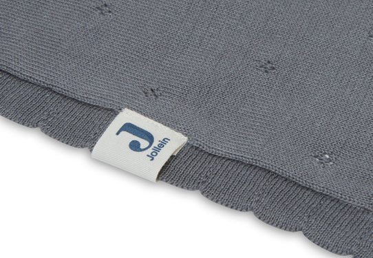 Couverture tricot - Grise - PROMO – Image 4