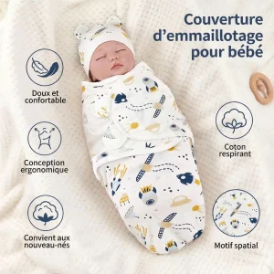 Couverture d'emmaillotage | Haute Élasticité