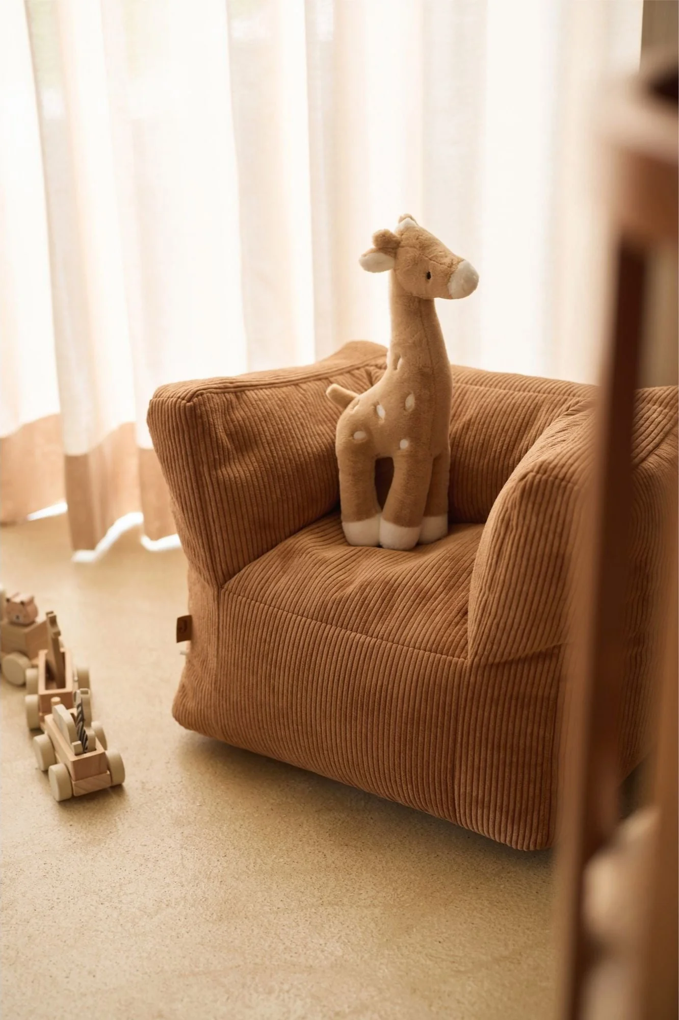 Fauteuil - Corduroy caramel – Image 8