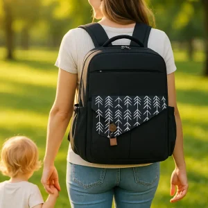 Sac à langer pratique | Noir