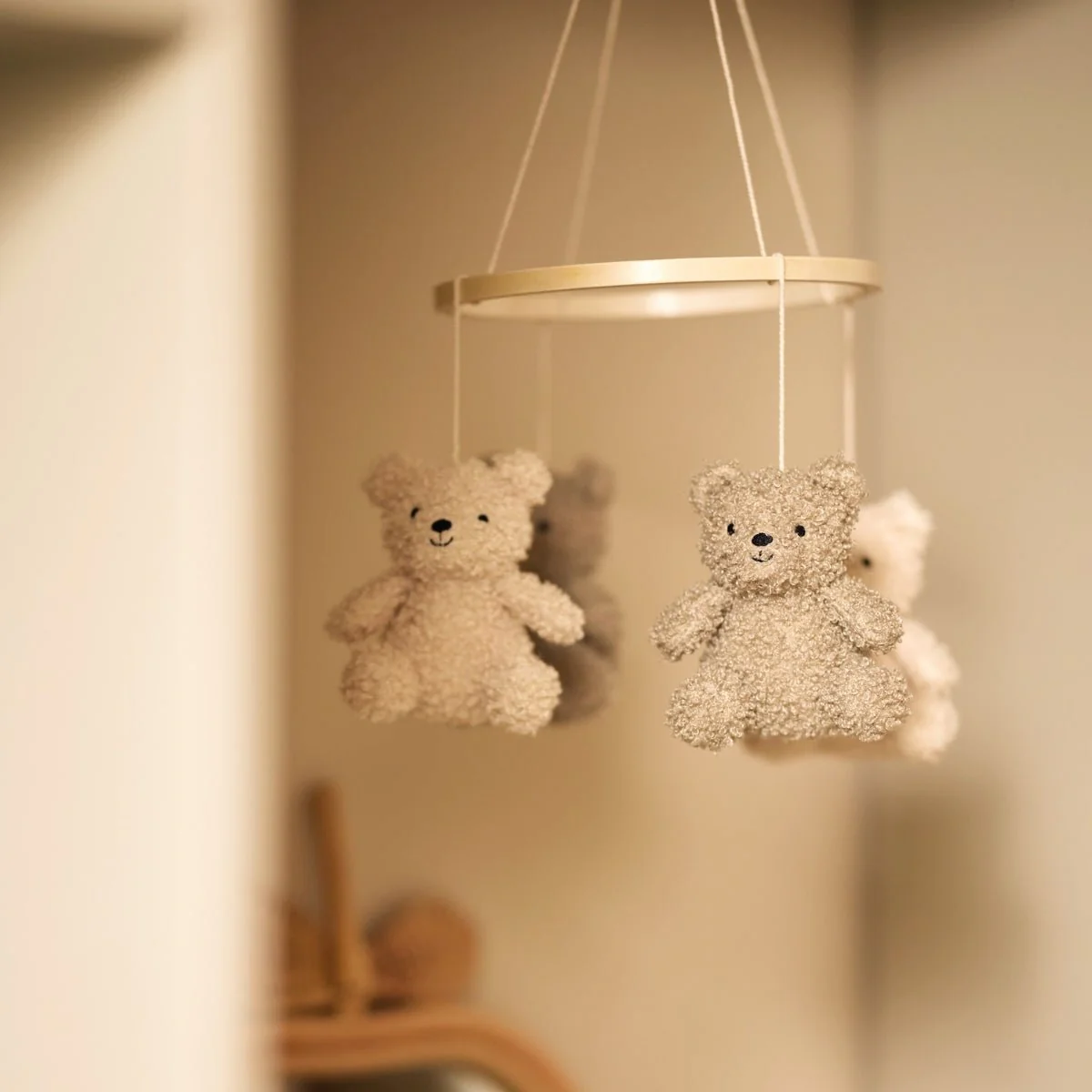 Mobile - Teddy bear - Olive green / natural – Image 5