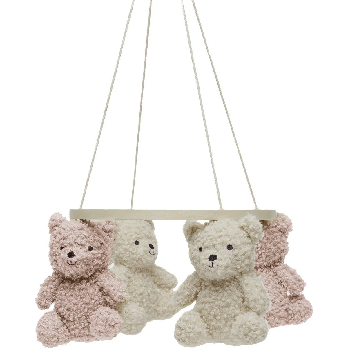 Mobile - Teddy bear - Wild rose / natural