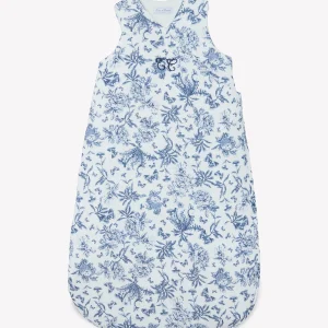 Gigoteuse Toile de Jouy Bleu Tartine et Chocolat